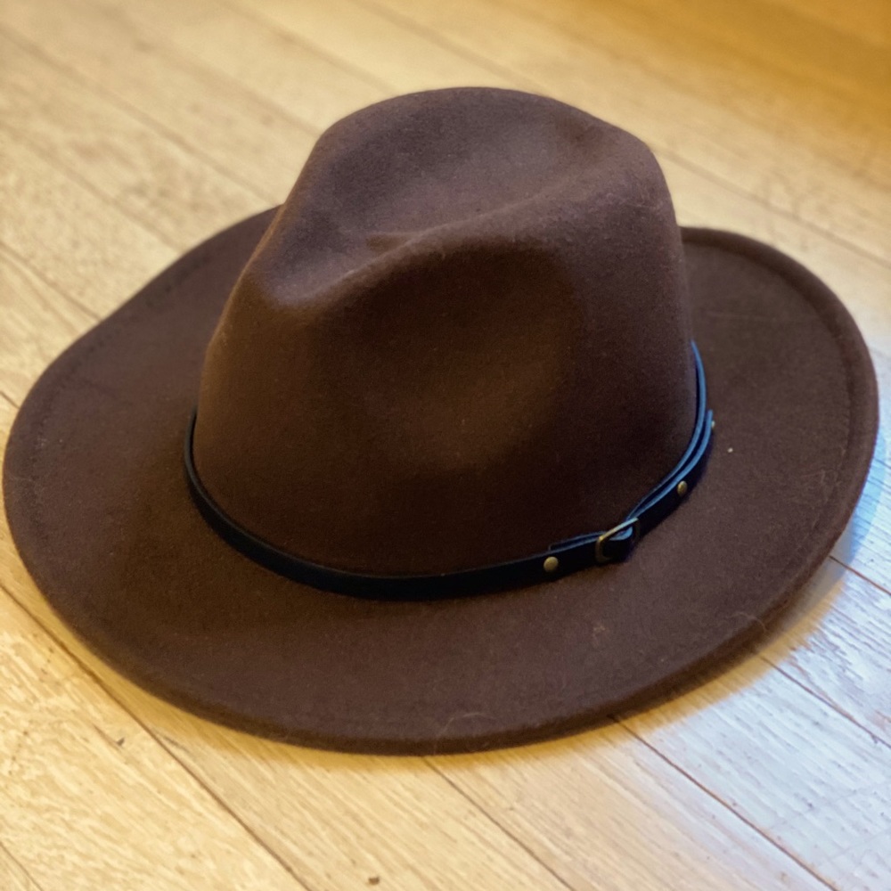 NWOT Brown felt hat